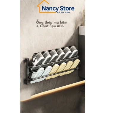 Kệ Giày Đế Tường Gấp Gọn Không Khoan, Tiện Lợi, Giá Chỉ 59.000đ, Giảm Ngay