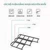 Kệ giày dép 4/5 tầng inox không gỉ đa năng, decor nhà cửa, lắp ráp dễ dàng, gập gọn - 71.900đ 6