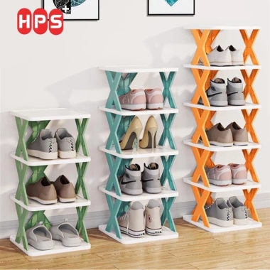 Kệ giày dép chữ X tháo lắp gấp gọn đa năng cao cấp - Giá chỉ 65.000₫
