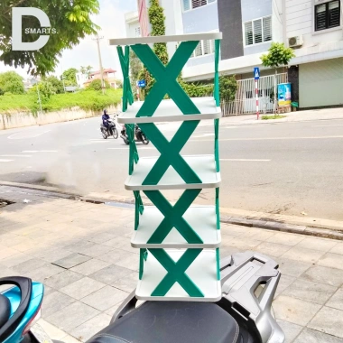 Kệ giày dép chữ X thông minh tháo lắp gấp gọn đa năng cao cấp C2.202 2