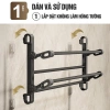 Kệ Giày Dép Gắn Tường Không Cần Khoan Thiết Kế Gập Gọn Diện Tích Nhỏ Ký Túc Xá 8