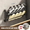 Kệ Giày Dép Gắn Tường Không Cần Khoan Thiết Kế Gập Gọn Diện Tích Nhỏ Ký Túc Xá 10