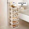Kệ giày dép gấp gọn họa tiết Caro, kệ sách nhựa PP trắng kem 2.024 - 92.000₫ 8