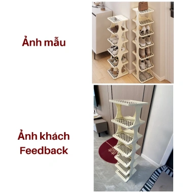 Kệ giày dép gấp gọn họa tiết Caro, kệ sách nhựa PP trắng kem 2.024 - 92.000₫ 9 Kệ giày dép gấp gọn họa tiết Caro, kệ sách nhựa PP trắng kem 2.024 - 92.000₫ 9