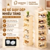 Kệ giày dép gấp gọn nhiều tầng nhựa PP cao cấp – giày cao gót, túi xách, bảo hành 1 năm, 114k