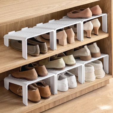 Kệ giày dép GonGang 29cm 2 cái - Tùy chỉnh độ cao, tiết kiệm không gian, 125k