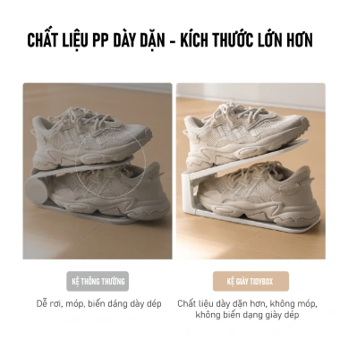 Kệ giày dép GonGang 29cm 2 cái - Tùy chỉnh độ cao, tiết kiệm không gian, 125k