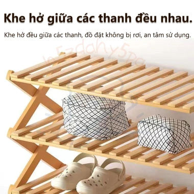 Kệ Giày Dép Nhiều Tầng Gấp Gọn BIERE Tiết Kiệm Không Gian Cho Nhà Cửa