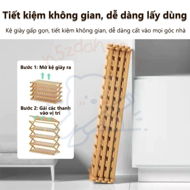 Kệ Giày Dép Nhiều Tầng Gấp Gọn BIERE Tiết Kiệm Không Gian Cho Nhà Cửa