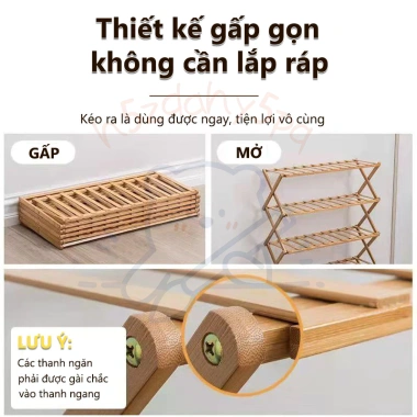 Kệ Giày Dép Nhiều Tầng Gấp Gọn BIERE Tiết Kiệm Không Gian Cho Nhà Cửa