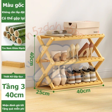 Kệ Giày Dép Nhiều Tầng Gấp Gọn BIERE Tiết Kiệm Không Gian Cho Nhà Cửa