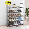 Kệ giày dép thép cao cấp gấp gọn 3-5 tầng, tùy chỉnh vị trí - Giá chỉ 89.000₫ 7