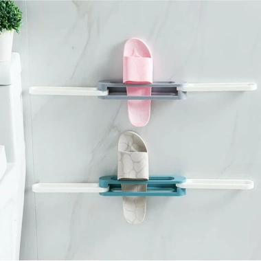 Kệ giày dép thông minh gấp gọn dán tường đa năng T8 - Giá 30.400 VND