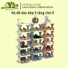 Kệ giày dép X thông minh tháo lắp gấp gọn 5 tầng nhựa chắc chắn gia chỉ 49.000đ