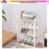 Kệ Giày Dọc Hẹp 4 Tầng MHHOME 45cm - Tiết Kiệm Không Gian, Mini Gọn Gàng, Trắng, 79.000đ
