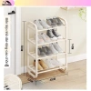 Kệ Giày Dọc Hẹp 4 Tầng MHHOME 45cm - Tiết Kiệm Không Gian, Mini Gọn Gàng, Trắng, 79.000đ 7