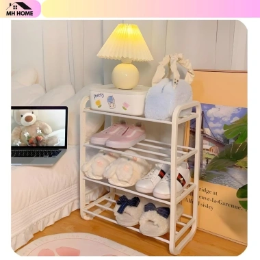 Kệ Giày Dọc Hẹp 4 Tầng MHHOME 45cm - Tiết Kiệm Không Gian, Mini Gọn Gàng, Trắng, 79.000đ 9