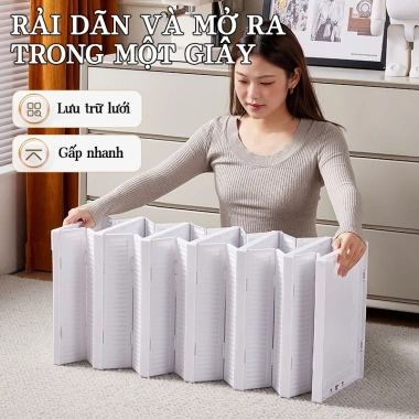 Kệ giày gấp gọn đa size - Hộp giày dép tiện lợi, tủ đựng giày nhôm giá rẻ 224k