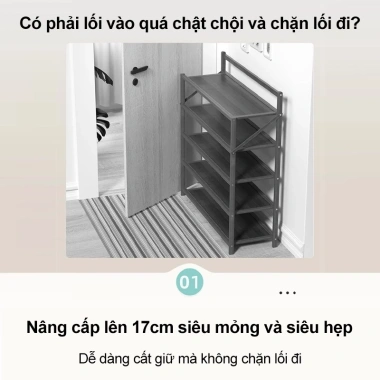 Kệ giày gấp gọn không lắp ráp, tiết kiệm không gian, giao 4h - Giảm còn 333.000 2
