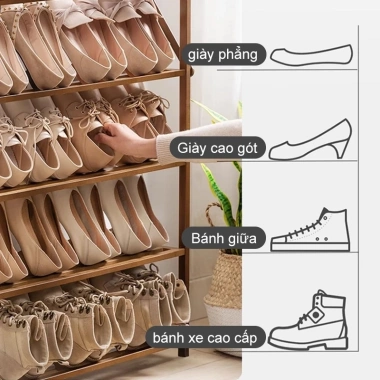 Kệ giày gấp gọn không lắp ráp, tiết kiệm không gian, giao 4h - Giảm còn 333.000 5
