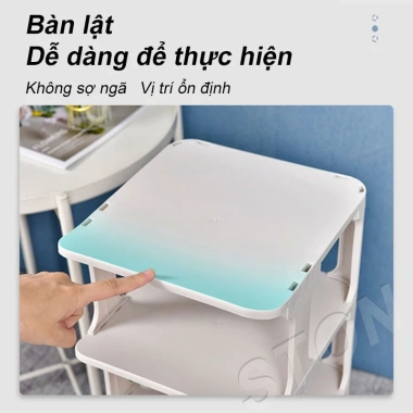 Kệ Giày Gấp Nhựa STON Đa Màu - Tiết Kiệm Không Gian, Giá Chỉ 58.000 VND 5