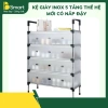 Kệ Giày Inox 5 Tầng – Nắp Đậy, Vách Ngăn Chống Bụi, Gọn Gàng, Sang Trọng 160k