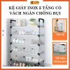 Kệ Giày Inox 5 Tầng - Nắp Đậy, Vách Ngăn Chống Bụi, Sang Trọng, Giá 160.000đ