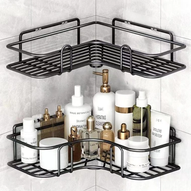 Kệ góc dán tường đa năng MKS014 - Chịu nước, treo tường phòng tắm & bếp