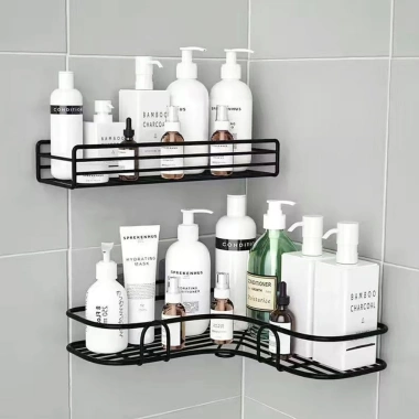 Kệ góc dán tường đa năng MKS014 - Chịu nước, treo tường phòng tắm & bếp 5