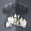 Kệ Góc Nhà Tắm Thép Sơn Tĩnh Dán Tường - Giá Treo Đa Năng, Tiết Kiệm Không Gian, Chỉ 25.000₫ 3