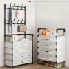 Kệ Inox Để Giày Dép 5 Tầng Có Nắp Đậy, Vách Ngăn Chắn Bụi – Chắc Chắn, Gọn Gàng, Tiện Lợi 160k 8