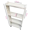 Kệ khe hẹp đa năng 3-4 tầng 15cm cho phòng tắm, bếp, máy giặt, tủ lạnh - Giá chỉ 63.000đ 2