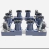 Kệ máy giặt & tủ lạnh 8 trụ 4 bánh xe, khóa an toàn, bám trắc vô bề mặt - 239.900₫
