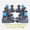 Kệ máy giặt & tủ lạnh 8 trụ 4 bánh xe, khóa an toàn, bám trắc vô bề mặt - 239.900₫ 2