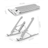 Kệ máy tính ABS 2 chốt bền - Giá đỡ laptop, đế tản nhiệt gấp gọn, chỉ 4.999₫