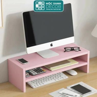 Kệ máy tính gỗ Mộc Xanh Decor - Đỡ CPU, màn hình, laptop gọn gàng, bền đẹp, giảm giá 20% chỉ 59,143 VND 5 Kệ máy tính gỗ Mộc Xanh Decor - Đỡ CPU, màn hình, laptop gọn gàng, bền đẹp, giảm giá 20% chỉ 59,143 VND 5