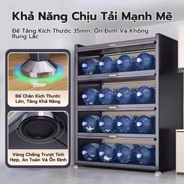 Kệ nhà bếp đa năng 4-6 tầng SIV - Phòng khách, tắm, ban công, giá 1.199.000₫ 9