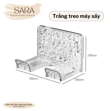 Kệ nhà tắm treo máy sấy tóc dán tường nhựa gợn sóng – Giá chỉ 74.000đ 8 Kệ nhà tắm treo máy sấy tóc dán tường nhựa gợn sóng – Giá chỉ 74.000đ 8