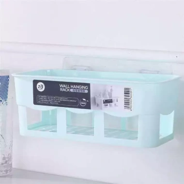 Kệ Nhựa Dán Tường ZhengBao 509 - Khay Đựng Đồ Phòng Tắm, Bếp Nhập Khẩu, Giá Ưu Đãi 40.500 VND