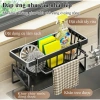 Kệ rửa chén bát sơn tĩnh điện, kèm khay hứng nước + tặng khăn lau, FREE SHIP, 18.000₫ 6