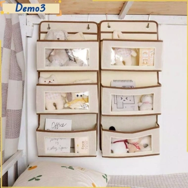 Kệ sắp xếp & túi vải không dệt treo tường 1‑3 lớp - Lưu trữ phòng ngủ, mỹ phẩm, đồ chơi - Giá 77.440₫
