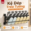 Kệ Treo Dép Đa Năng Gắn Tường - Giá Treo Khăn Thép Không Gỉ, Gấp Lại, Kệ Giày 4 Ngăn - Chỉ 45.000₫
