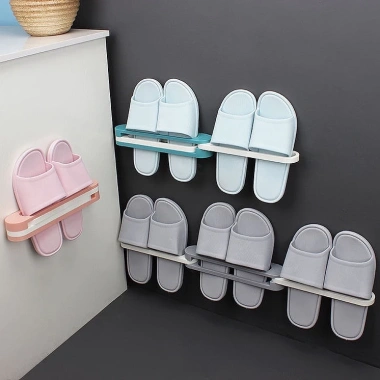 Kệ Treo Dép Dán Tường Thông Minh Gấp Gọn - Siêu Chắc, Tiện Dụng, Giá Chỉ 27.000₫ 2