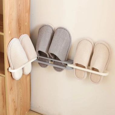 Kệ Treo Dép Dán Tường Thông Minh Gấp Gọn - Siêu Chắc, Tiện Dụng, Giá Chỉ 27.000₫ 3