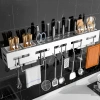 Kệ treo đồ nhà bếp dán tường inox không gỉ MKS021 giá cài dao, kéo đồ dùng đa năng, giảm tới 20% 2