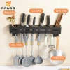 Kệ treo đồ nhà bếp dán tường inox không gỉ MKS021 giá cài dao, kéo đồ dùng đa năng, giảm tới 20% 4