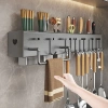 Kệ treo đồ nhà bếp dán tường inox không gỉ MKS021 giá cài dao, kéo đồ dùng đa năng, giảm tới 20% 6