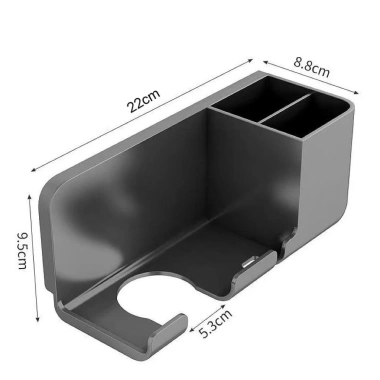 Kệ Treo Máy Sấy Tóc Dán Tường - Khe Móc Dây, Ống Đựng Lược, Chịu Lực, Giá 20.000₫ 5 Kệ Treo Máy Sấy Tóc Dán Tường - Khe Móc Dây, Ống Đựng Lược, Chịu Lực, Giá 20.000₫ 5