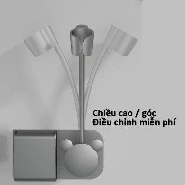 Kệ Treo Máy Sấy Tóc Phòng Tắm Chống Thấm ABS Bền Dán Tường Chắc Giữ Gọn An Toàn 4 Kệ Treo Máy Sấy Tóc Phòng Tắm Chống Thấm ABS Bền Dán Tường Chắc Giữ Gọn An Toàn 4