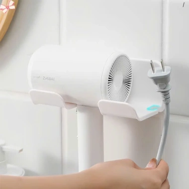 Kệ treo máy sấy tóc Takyhome trắng – Dán tường, lắp đặt nhanh, tiện lợi, 39.000 VND 4